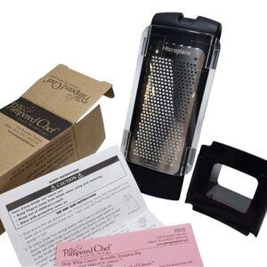 New Pampered Chef Microplane Adjustable Fine Grater